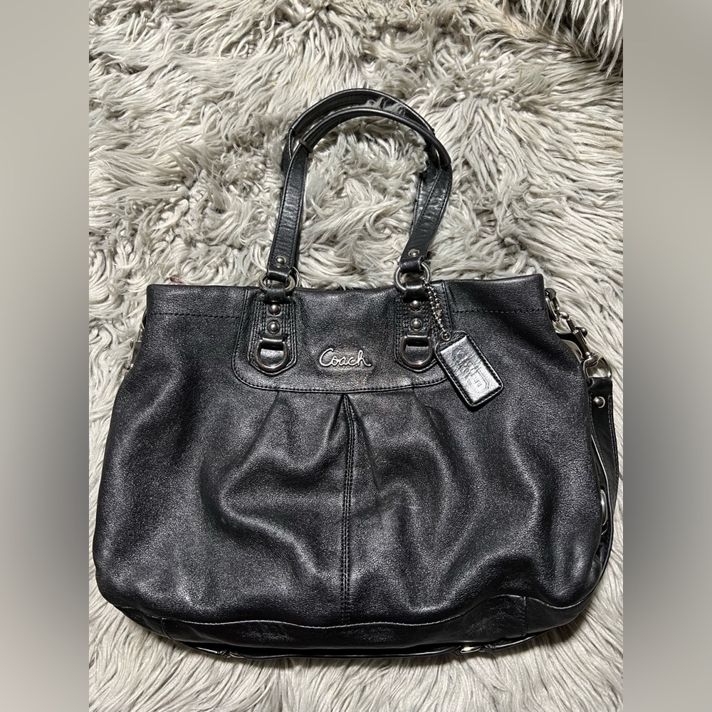 Coach bag black. Used in decent condition.